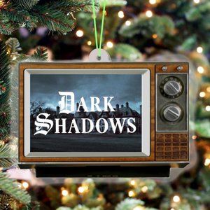 Dark Shadows Show TV Set Retro Christmas Tree Holiday Ornament NEW